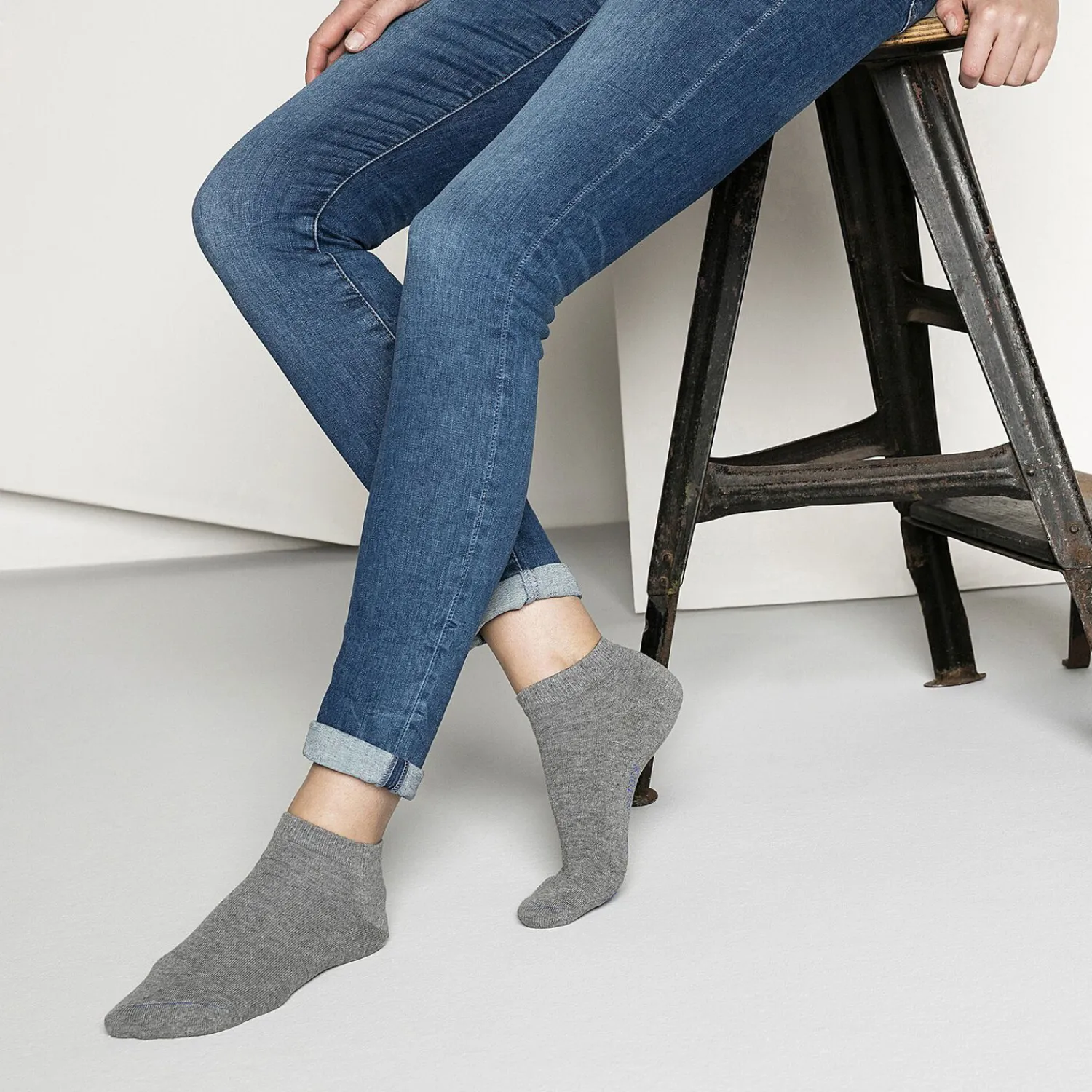Flash Sale 2 Pack Cotton Sole Sneaker Uomo Calze