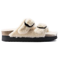 Flash Sale Arizona Big Buckle Pelliccia Di Agnello Donna Plateau