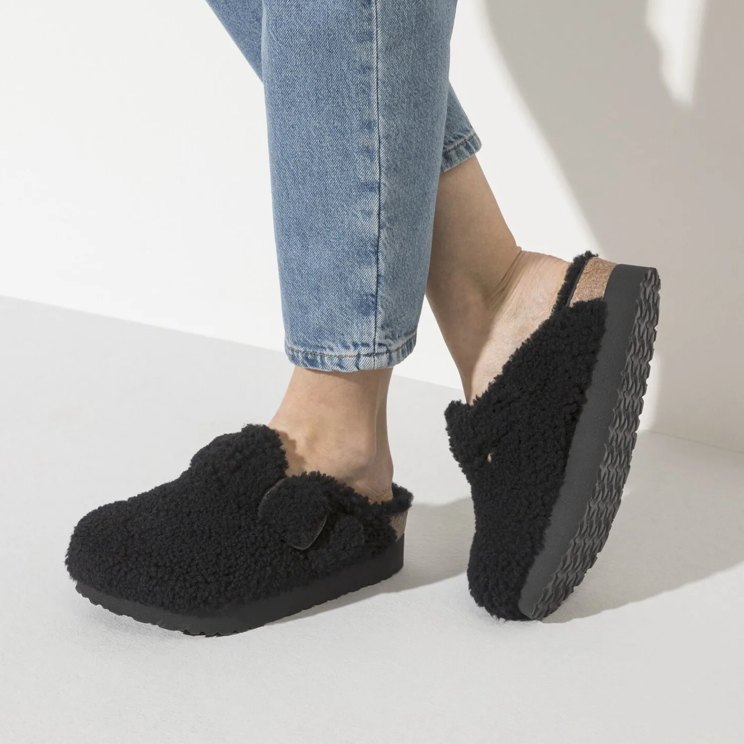 Outlet Boston Big Buckle Platform Donna Plateau