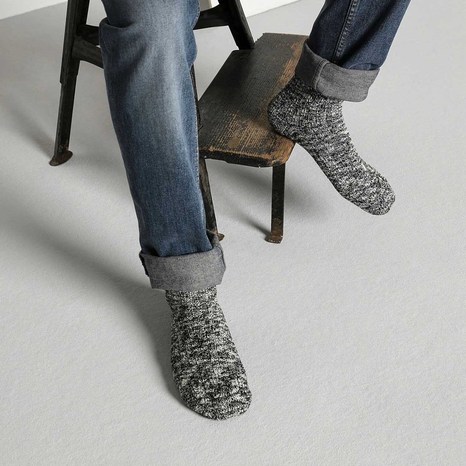 Hot Cotton Slub Uomo Uomo Calze