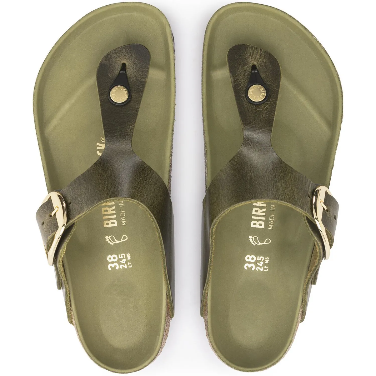 Clearance Gizeh Big Buckle Donna Infradito