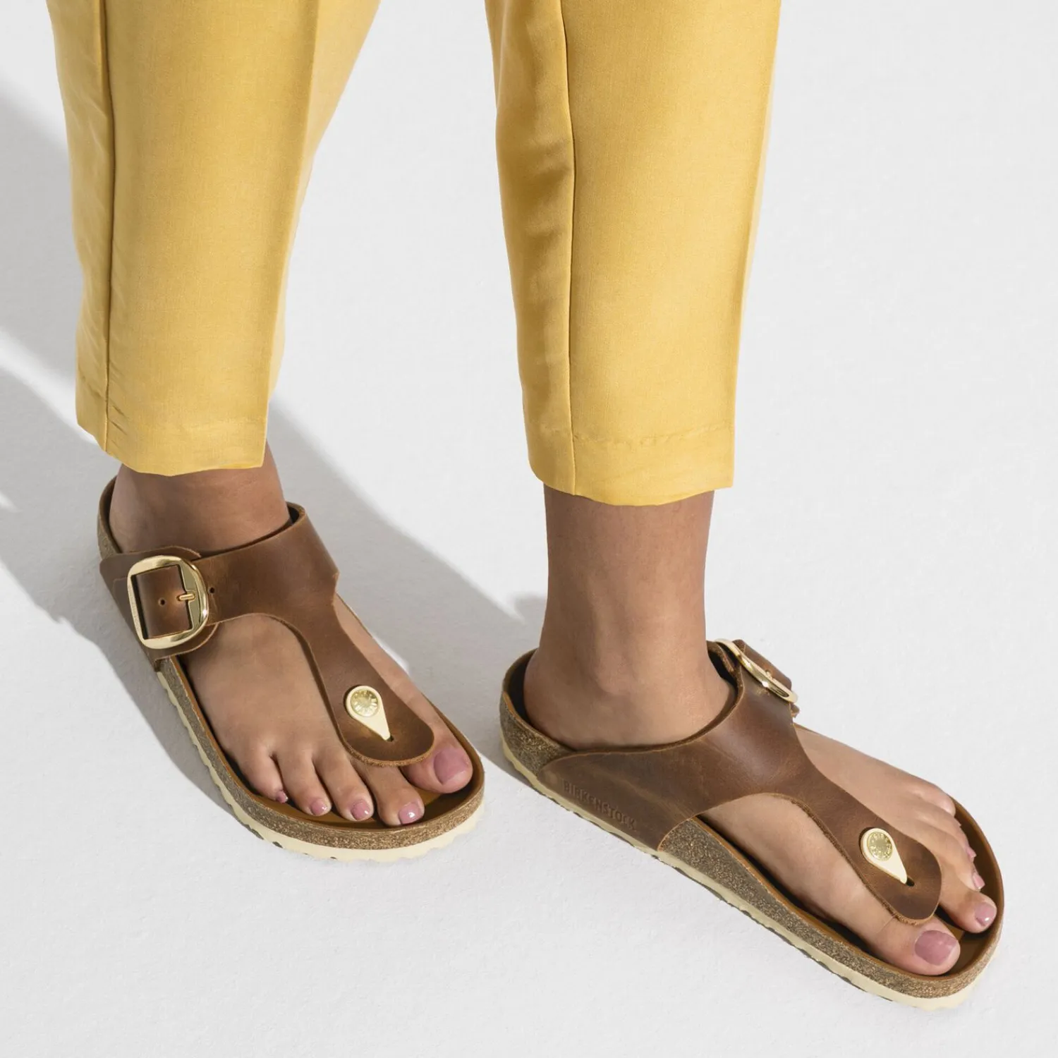 Fashion Gizeh Big Buckle Donna Infradito