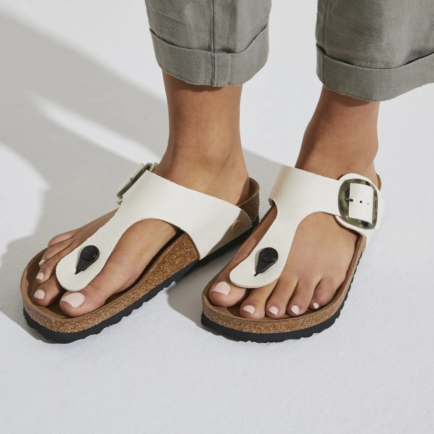 Best Gizeh Vegan Big Buckle Donna Infradito