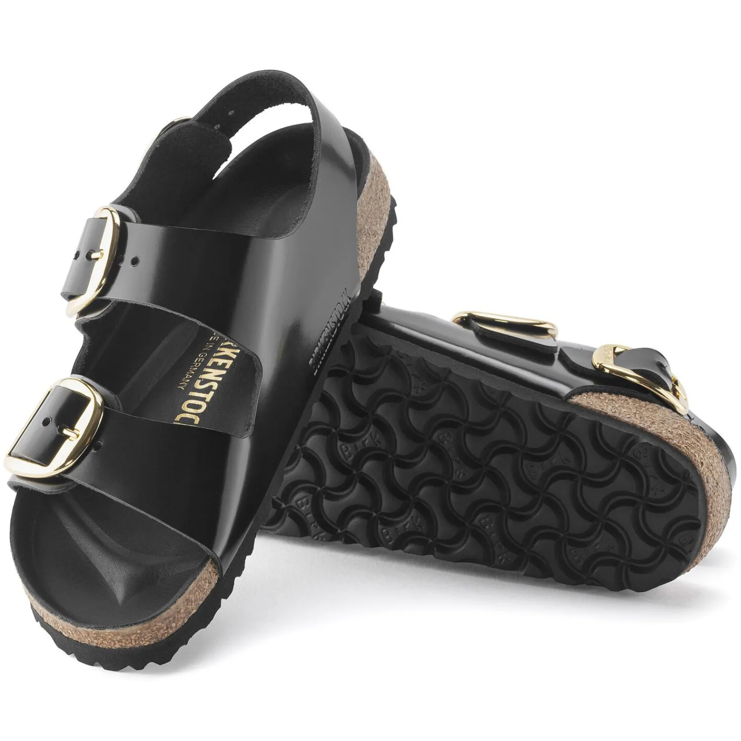 Sale Milano Big Buckle Donna Cinturino Per Tallone